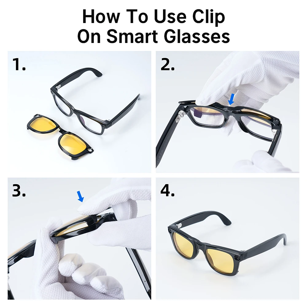Hibloks Polarized Clip-On Lenses for Ray-Ban Meta Wayfarer (M & L) - Image 6
