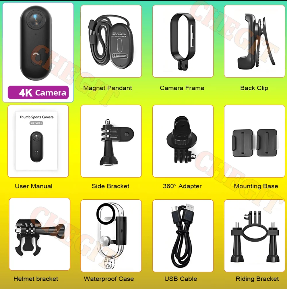 H88 1080P Mini Body Camera – Wi-Fi Helmet & Handlebar Sport Cam - Image 9