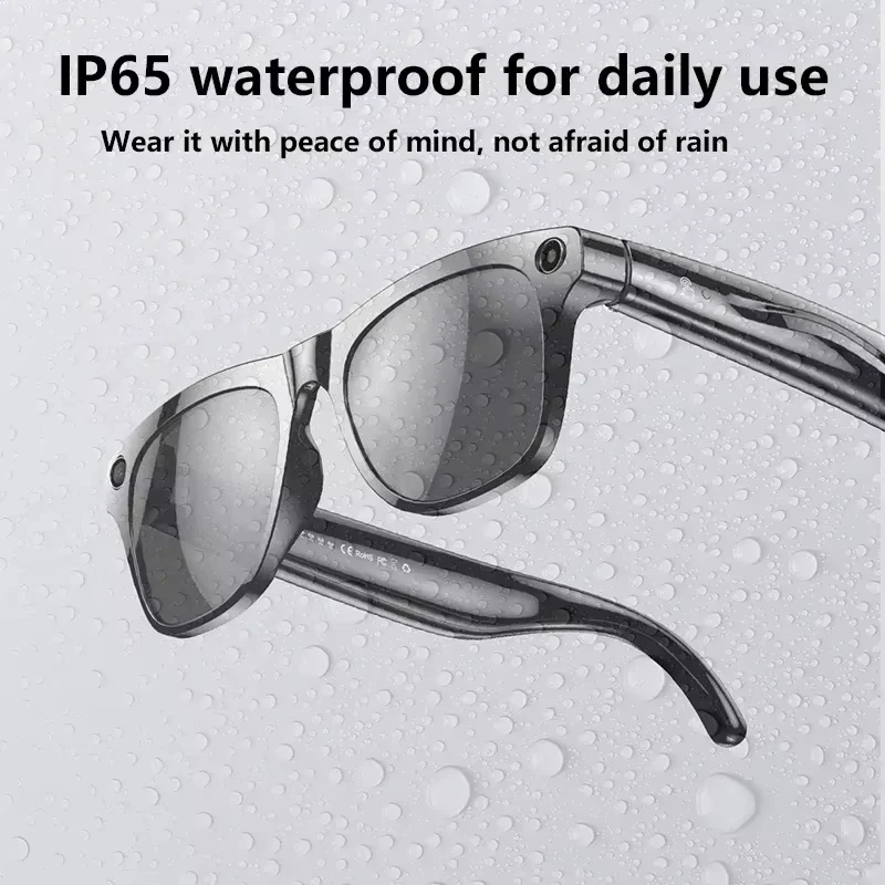 Lenovo 8MP AI Smart Sunglasses – ChatGPT, Touch Control & Calls - Image 3