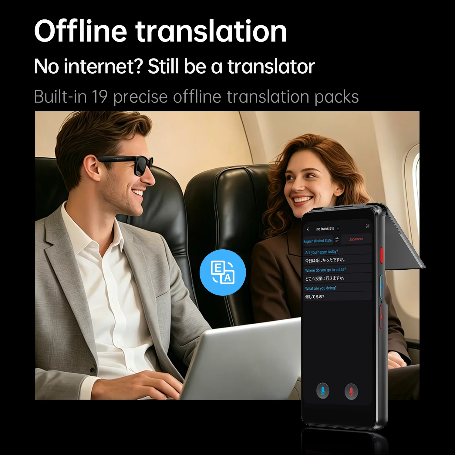 T90 Dual-Screen AI Translator – 150 Languages, 4G & Offline - Image 3