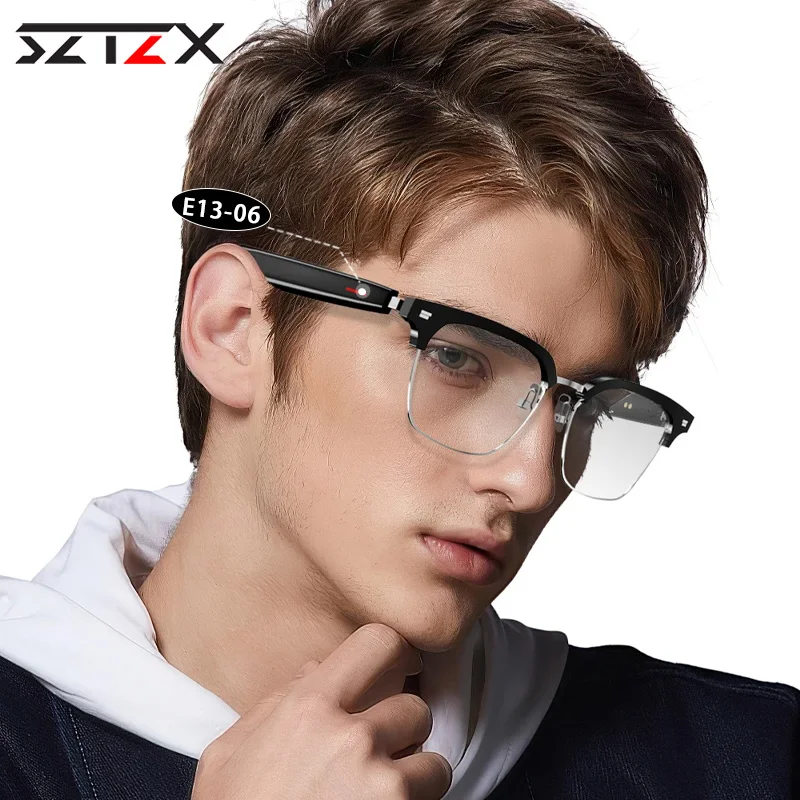 SZTZX Smart Audio Prescription Glasses – Blue-Light & Polarized Lenses - Image 2