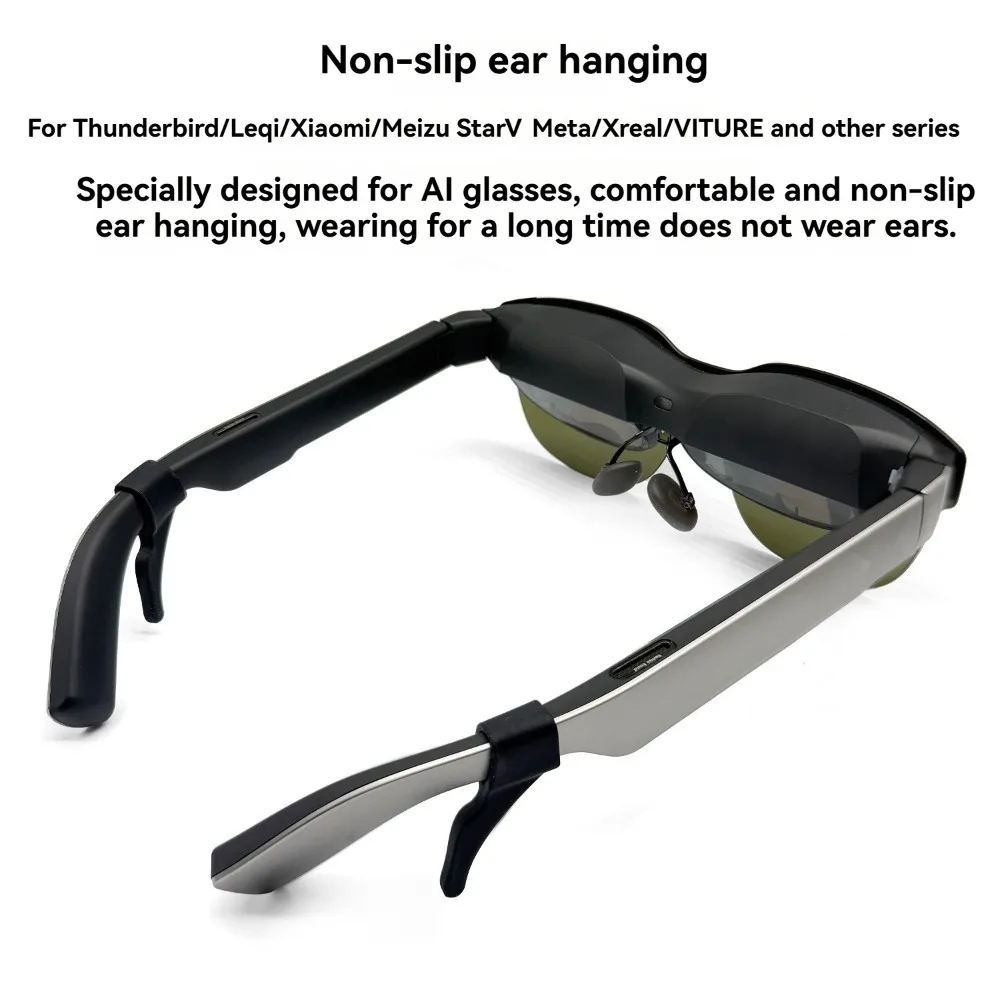 Silicone Ear Hook Grips for Ray-Ban Meta, RayNeo & Xreal (4 Pcs) - Image 6