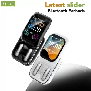HTC NE48 TWS Earbuds – AI Translation, 2K Touchscreen, Bluetooth 6.0