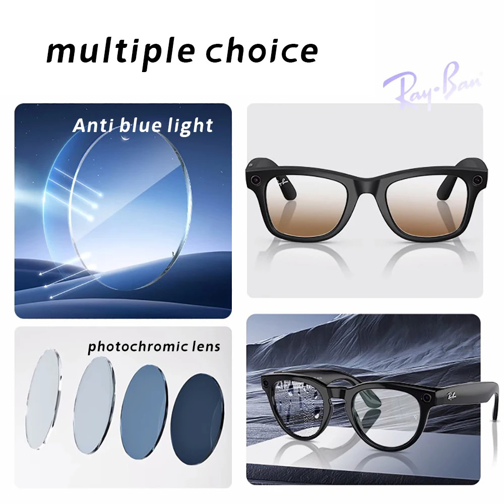 Custom Prescription & Progressive Lenses for Ray-Ban Meta Wayfarer Gen 2 - Image 2