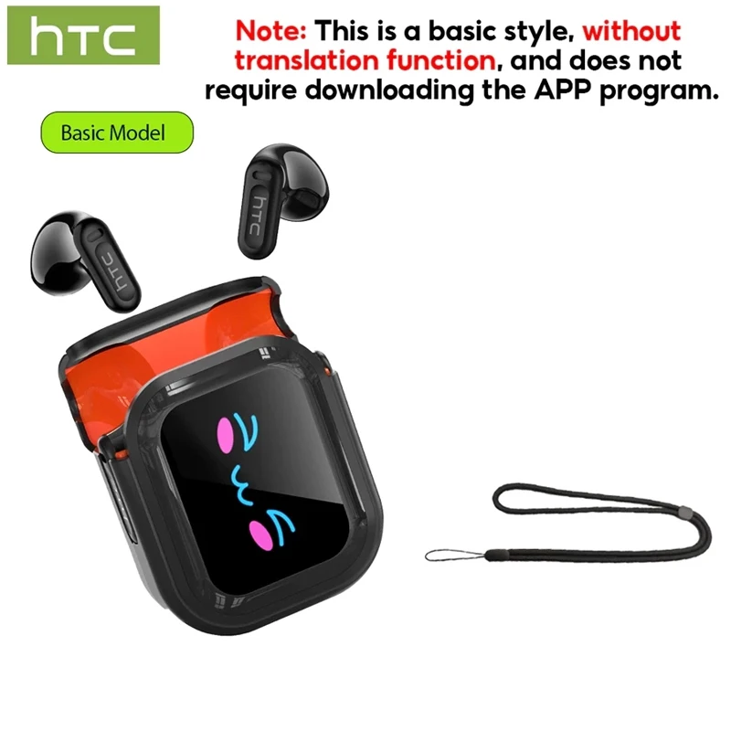 HTC NE20 Hi-Fi TWS Earbuds – AI Translator, Bluetooth 6.0, HD Screen - Image 9