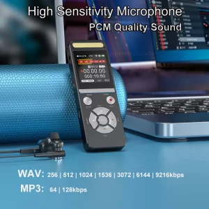 AIGLASSZ Note N18 – Hi-Res AI Voice Recorder, 9126 kbps Noise-Reduction Recorder