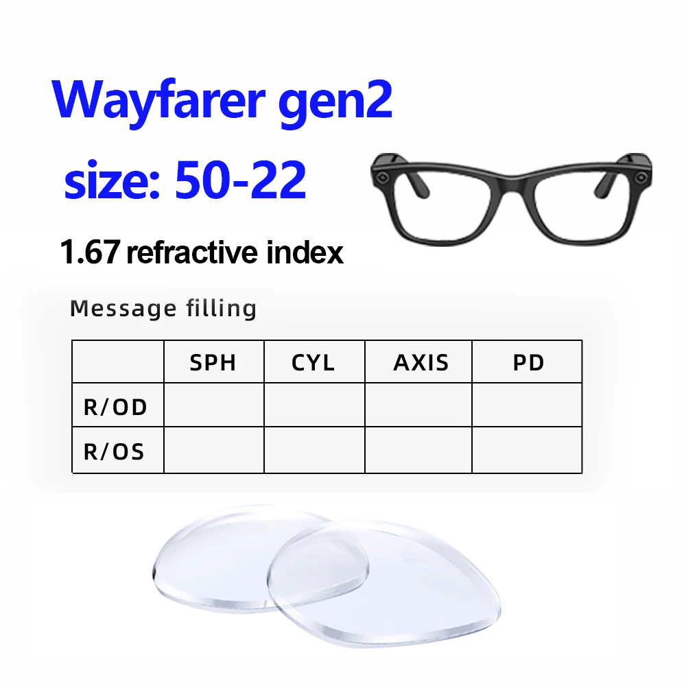 Custom Prescription & Progressive Lenses for Ray-Ban Meta Wayfarer Gen 2 - Image 12