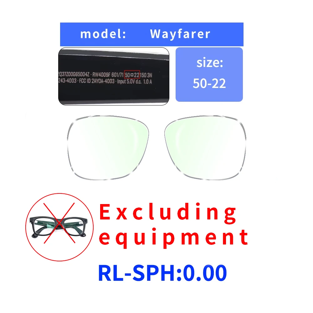 Custom Prescription Blue-Light Lenses for Ray-Ban Meta Wayfarer & Skyler - Image 15