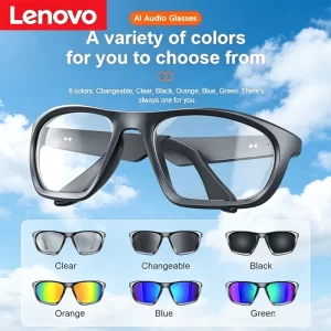 Lenovo Bone-Conduction Audio Smart Glasses – Music & Calls