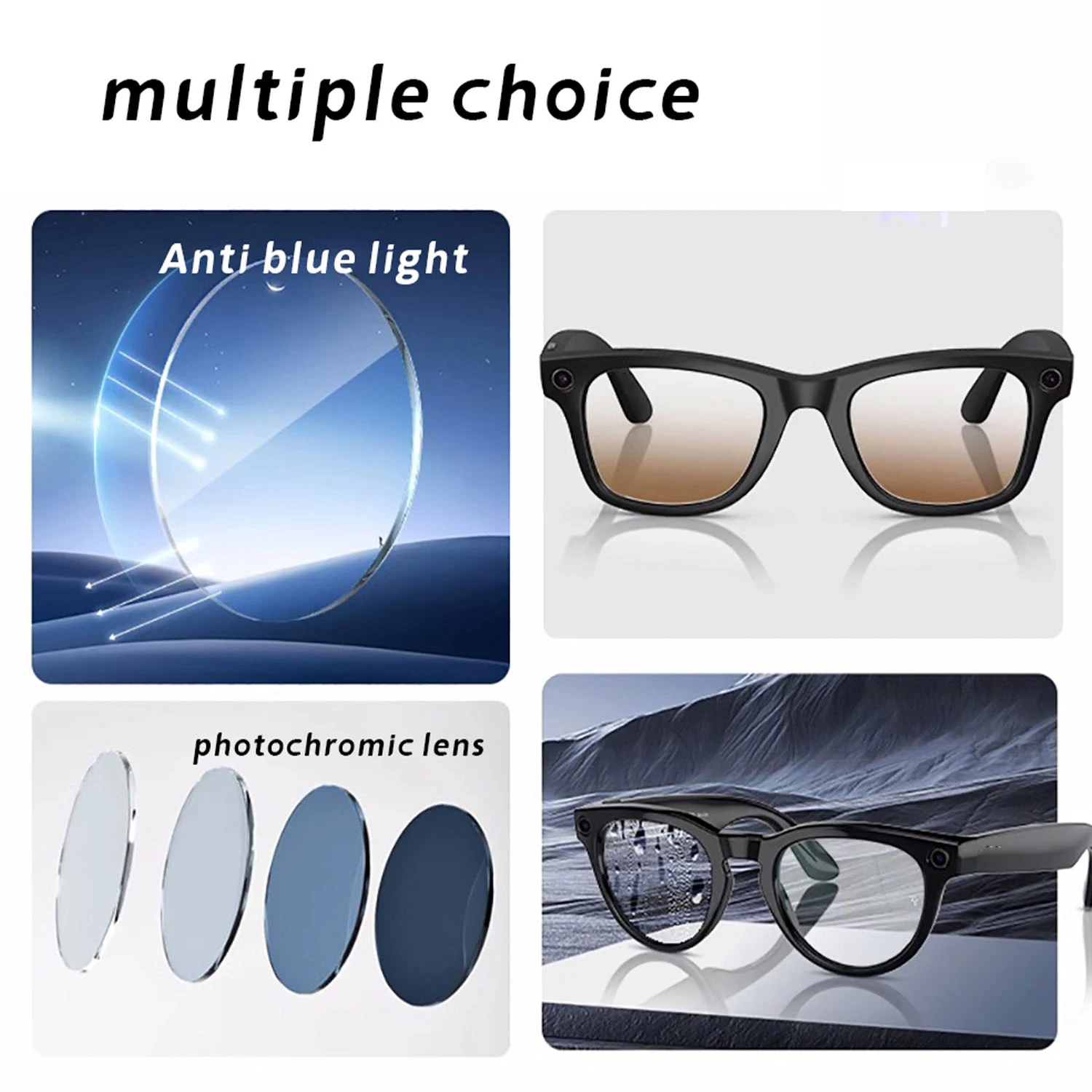 Custom Prescription Lenses for Ray-Ban Meta Wayfarer, Headliner & Skyler - Image 5