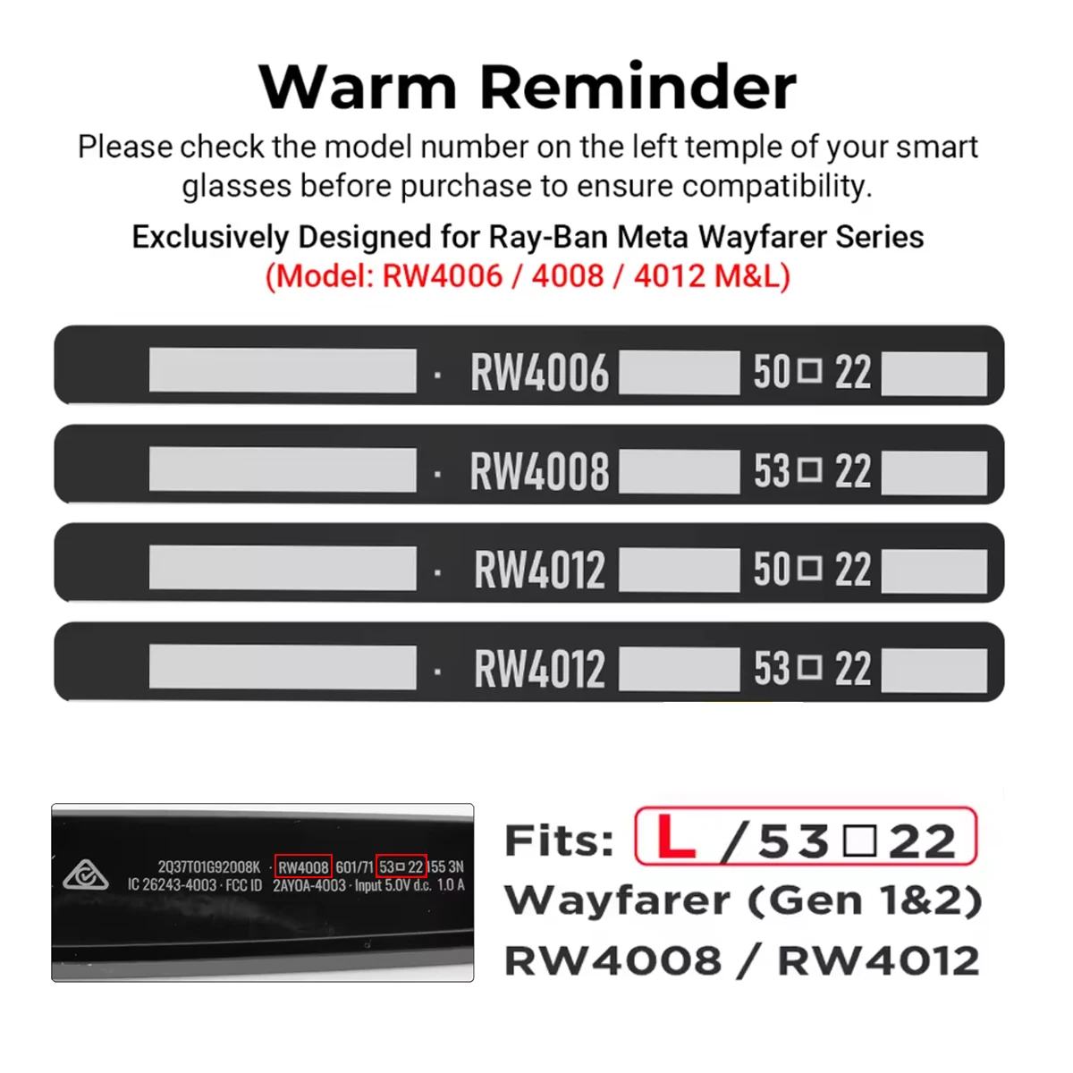 Photochromic Polarized Replacement Lenses for Ray-Ban Meta Wayfarer - Image 6