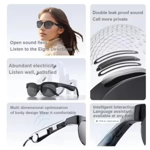 Lenovo AI Audio Sunglasses – Hands-Free Calls, Translation & AI Chat