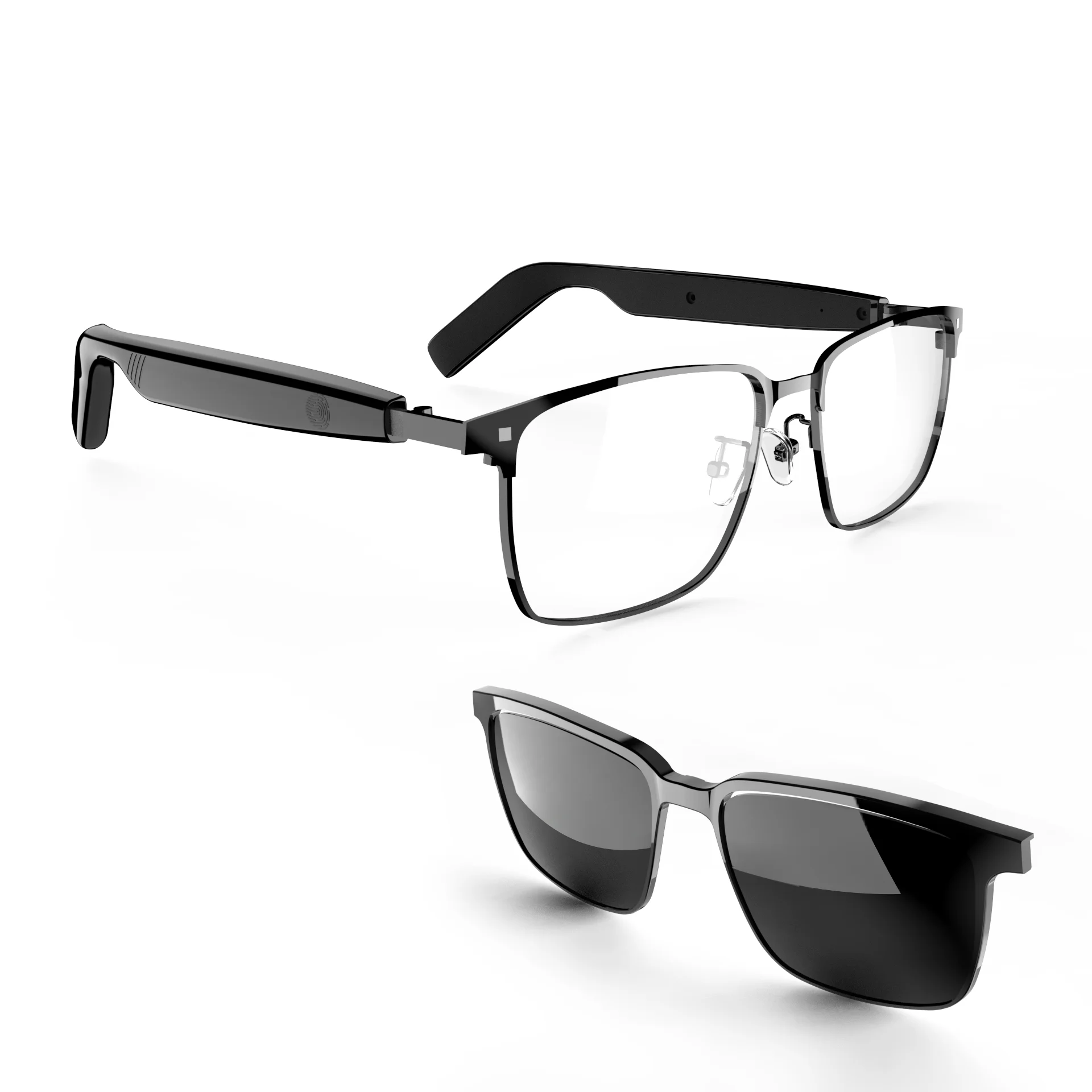 SG-20 Pro 2-in-1 Bluetooth Audio Glasses – Convertible Sun & Clear Lenses - Image 7
