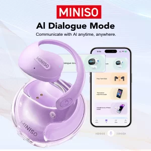 Miniso X15 Pro Bluetooth 5.4 Translation Earbuds