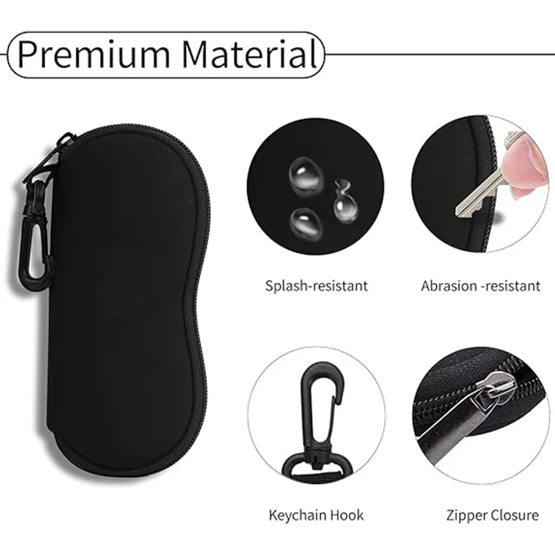 AIGLASSZ Case C03 – Ultra-Light Neoprene Sunglasses Case with Belt Clip - Image 4
