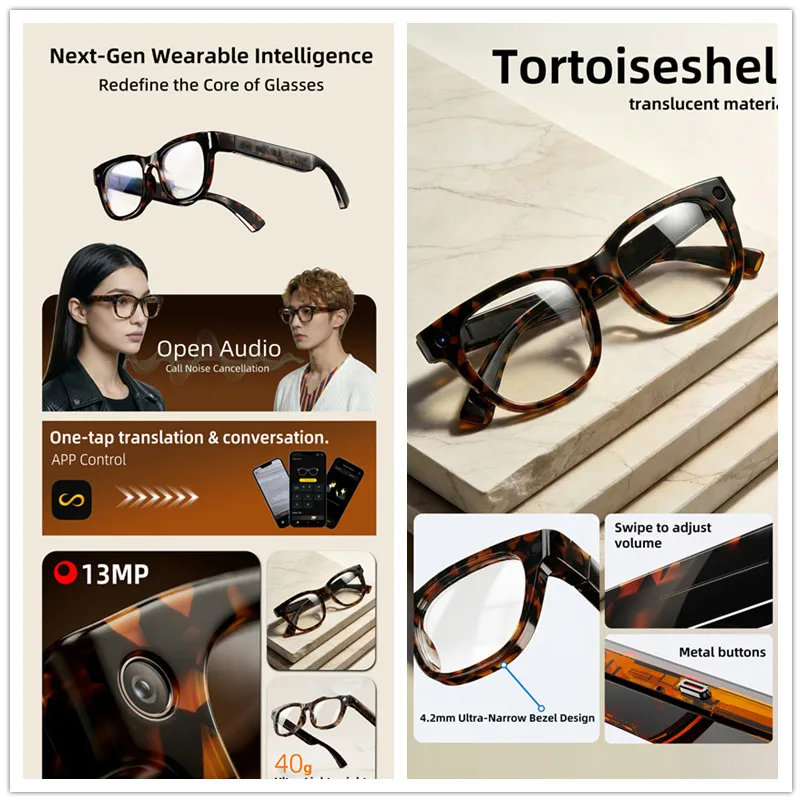 Hiwego AI Smart Sunglasses – 13MP Camera, ChatGPT & Calls - Image 2