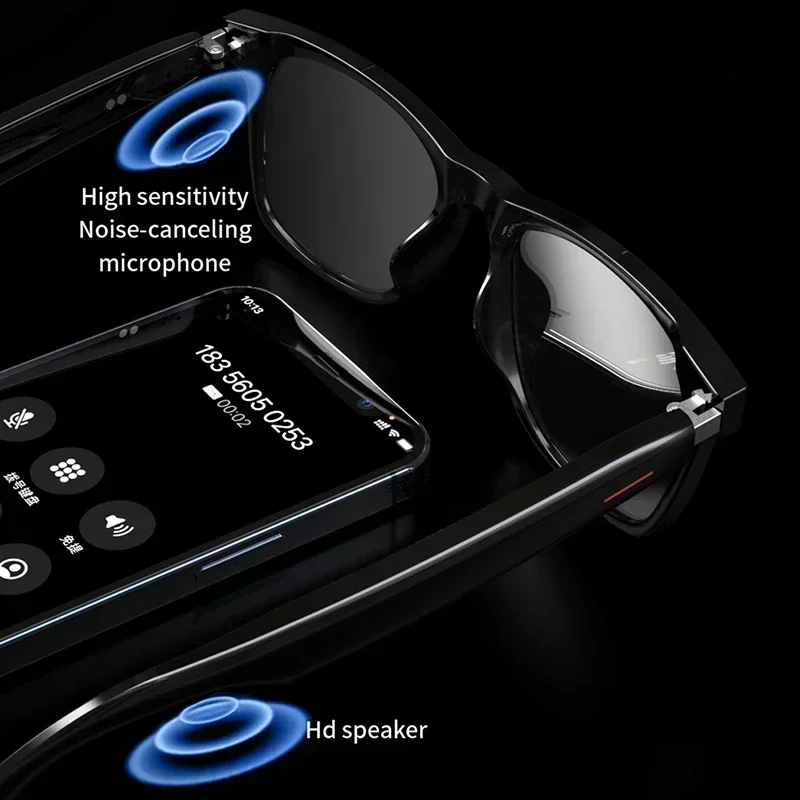 Erilles E13 Audio Smart Glasses – Blue-Light & Polarized Lenses - Image 3