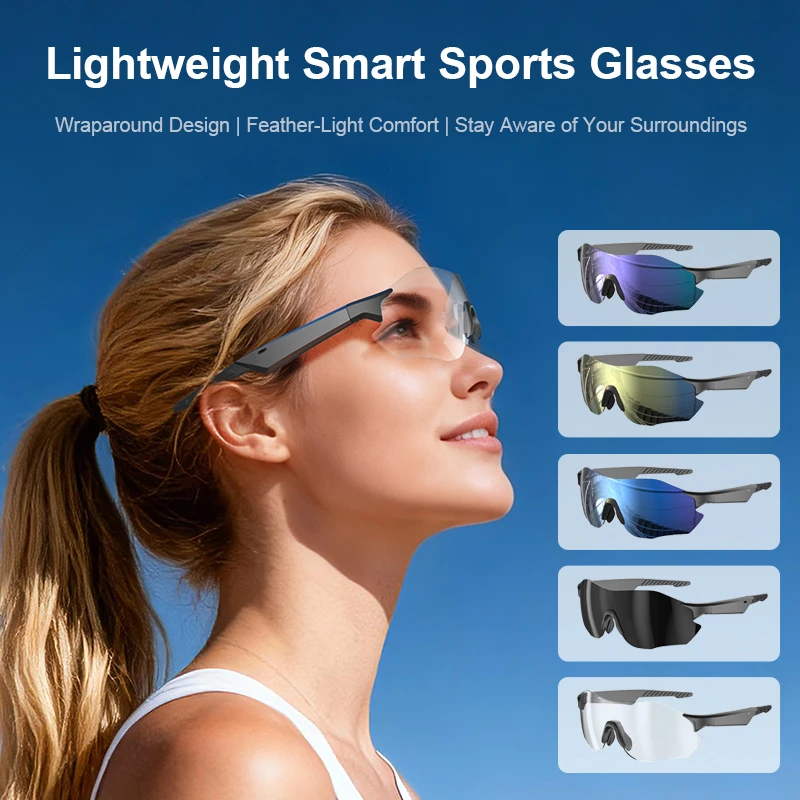 AIGLASSZ Vision V08 – Auto-Tinting AI Smart Glasses with Translation Earbuds, 2-in-1 - Image 3