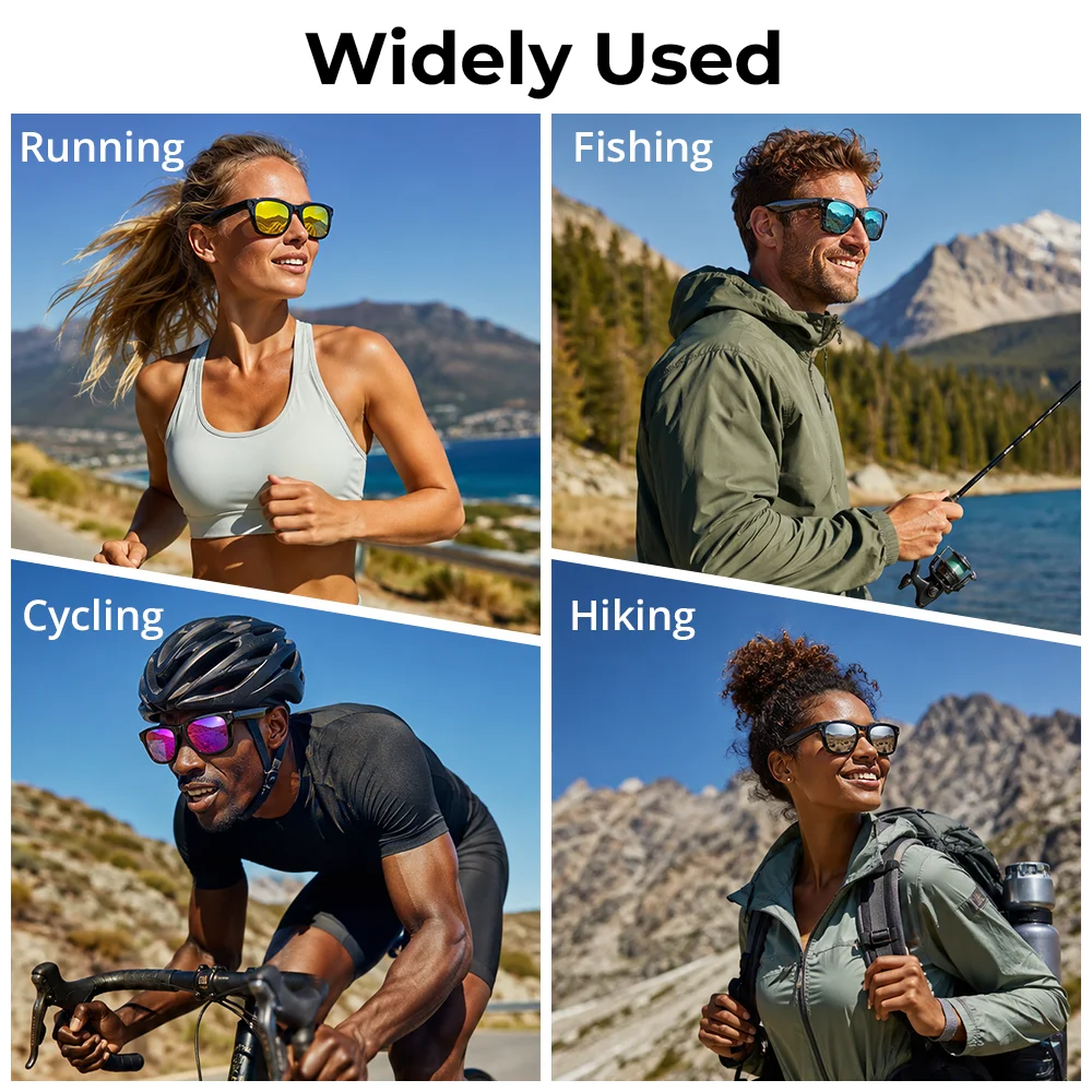 Hibloks Colorful Polarized Clip-On Lenses for Ray-Ban Meta Wayfarer Gen 2 - Image 6