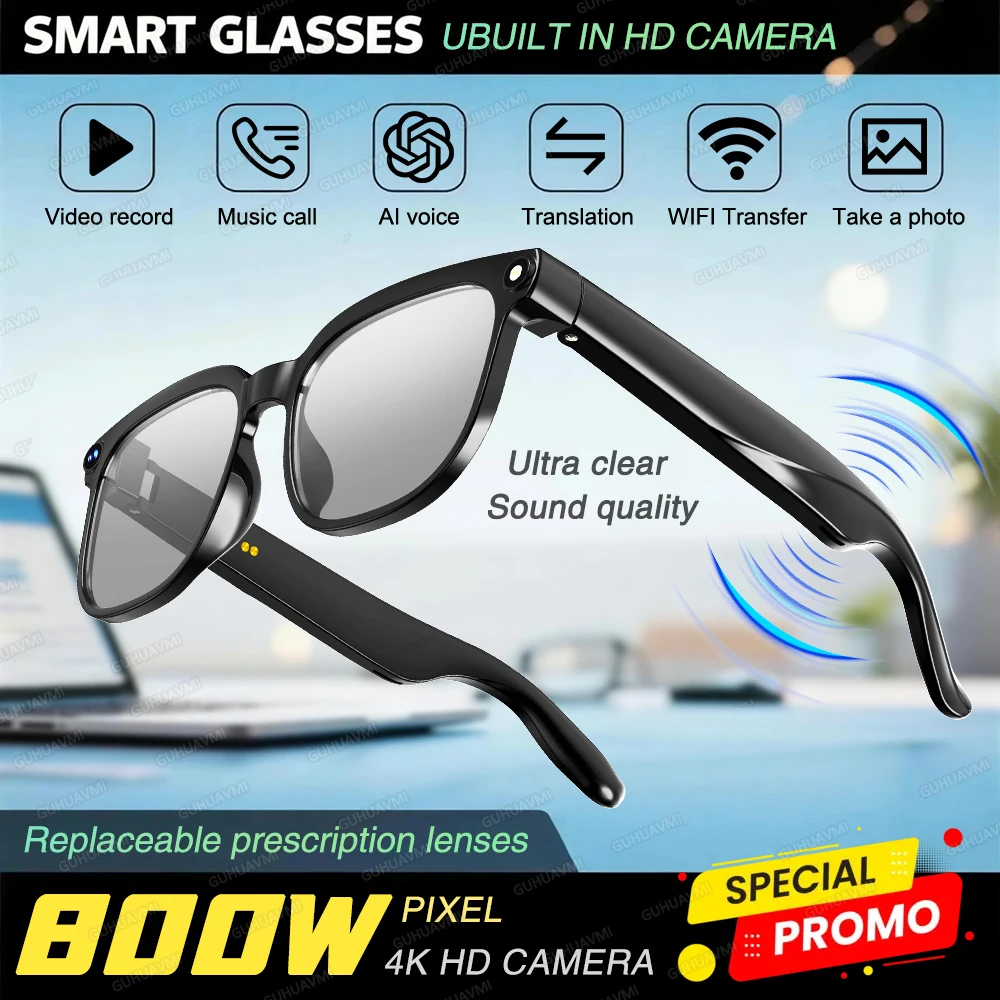 AIGLASSZ Vision V77 – Camera Sunglasses, 1080P Video, ChatGPT & Translation - Image 8
