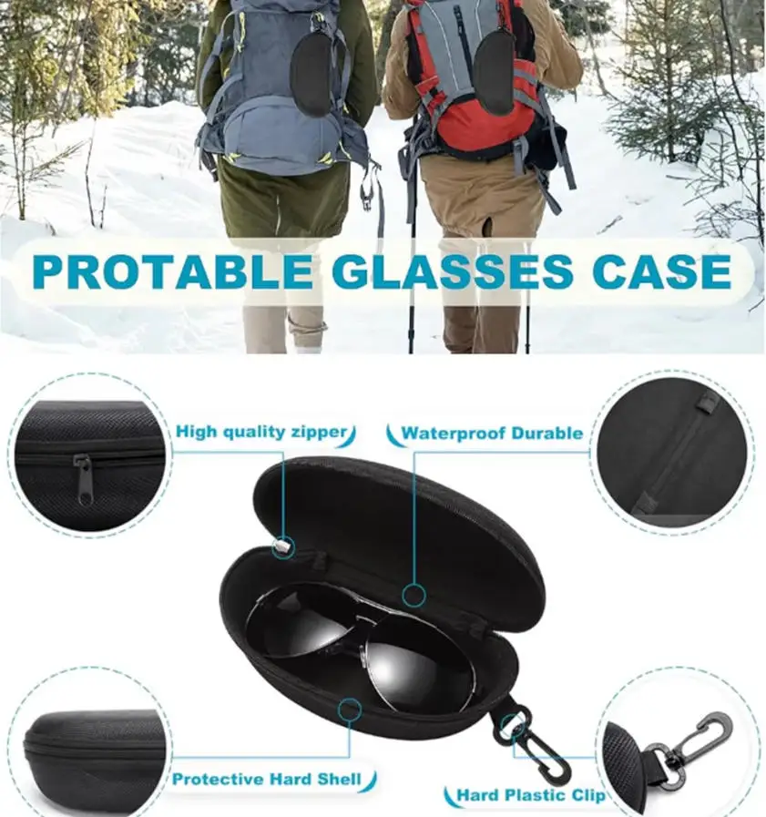 AIGLASSZ Case C11 – Portable EVA Hard-Shell Eyeglasses Case, Anti-Scratch Travel Box - Image 2