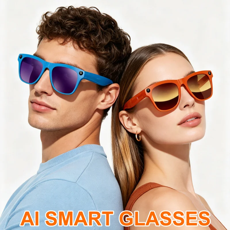 Lenovo 8MP AI Smart Glasses – 32GB, 3600mAh Case & Translation - Image 2
