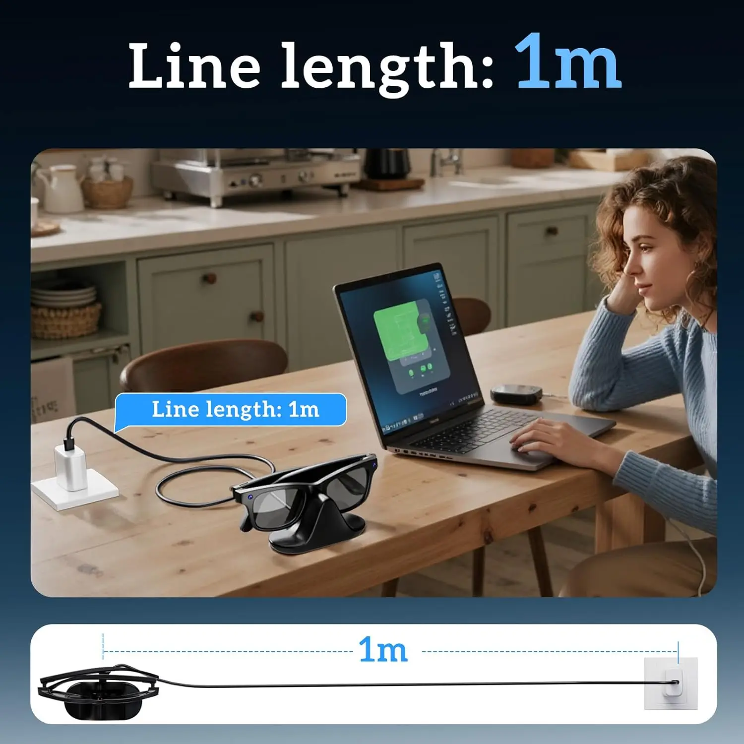 Mini Travel Charging Dock for Ray-Ban Meta Smart Glasses (USB-C) - Image 6