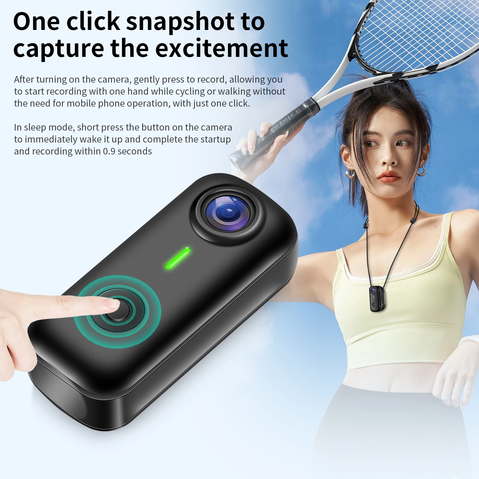 AIGLASSZ Trek Mini TM01 – Magnetic 1080P Wearable Action Camera, Wi-Fi & Night Vision - Image 6