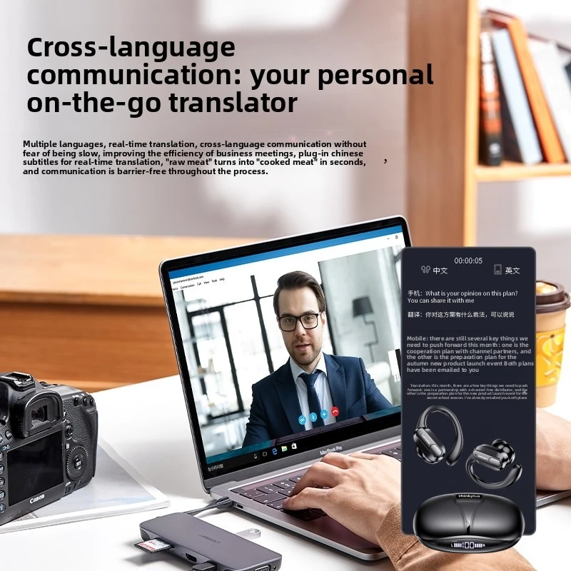 Lenovo XT80 Sports Earbuds – AI Translator, Hi-Fi Stereo, LED Display - Image 3