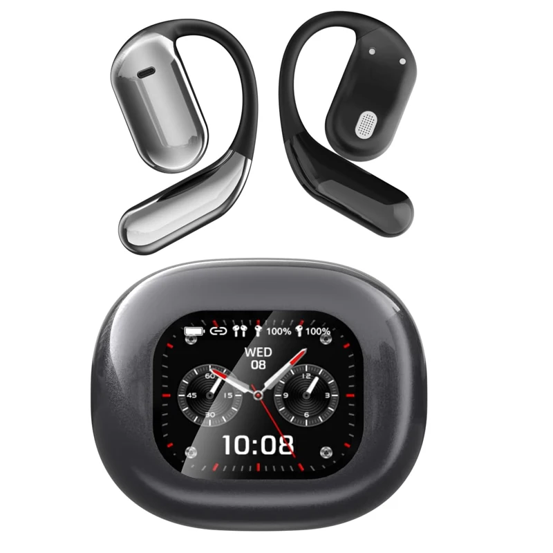 Uyuxio OWS AI Translation Earbuds – 144 Languages, LCD Touch Screen - Image 7