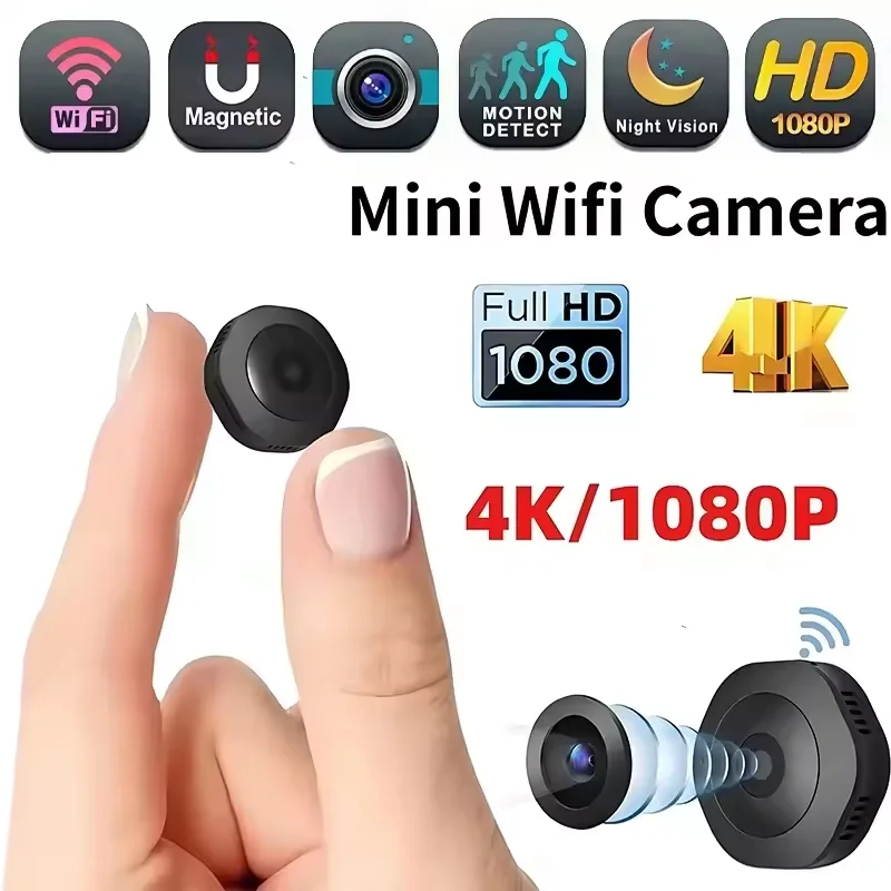 AIGLASSZ Trek Mini TM03 – 4K Mini Wireless Camera, Wi-Fi Remote Monitor with Night
