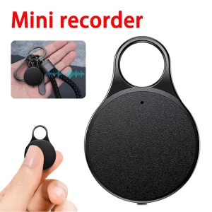 AIGLASSZ Note N14 – Key-Shaped Mini Voice Recorder, Voice-Activated Pendant MP3