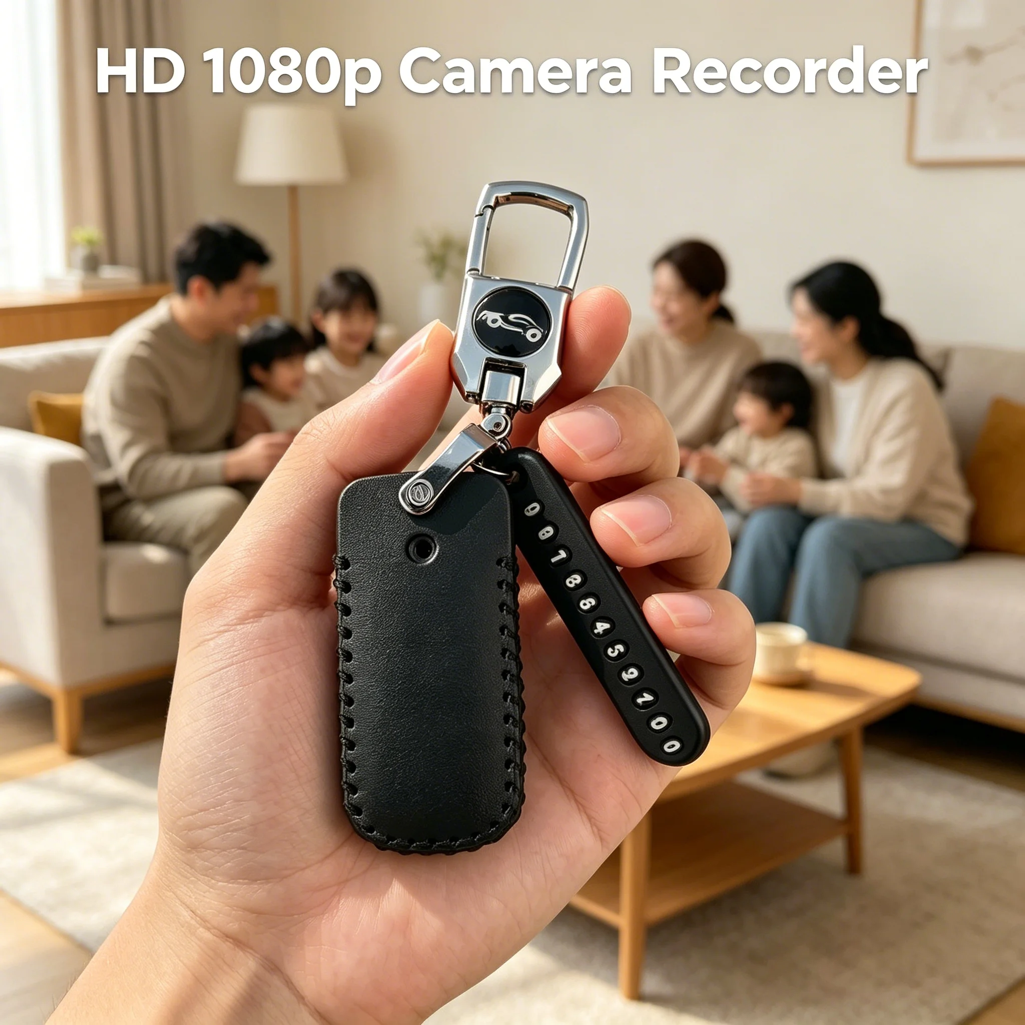 AIGLASSZ Trek TK06 – 1080P Mini Thumb Camera with Leather Keychain Cover - Image 4