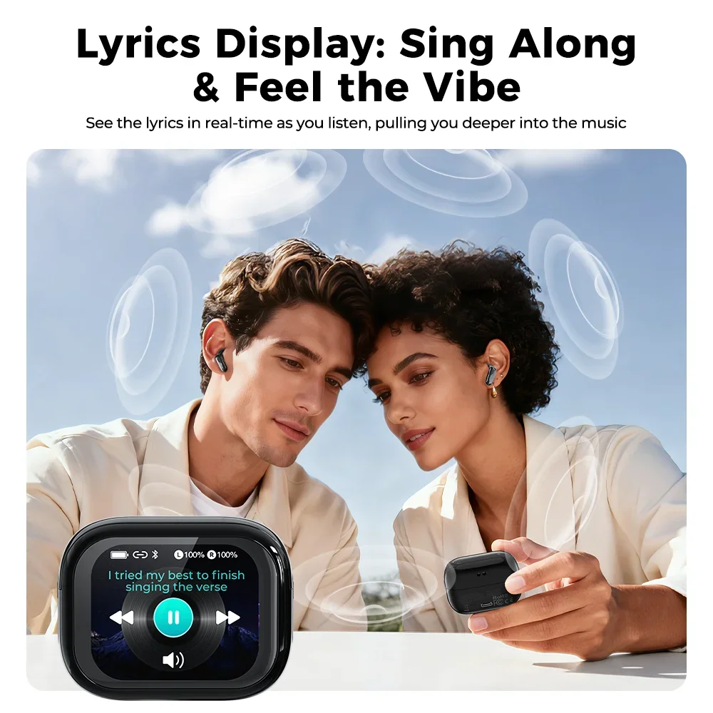HTC NE68 Bluetooth 6.0 AI Translation Earbuds – Long Battery Life - Image 6