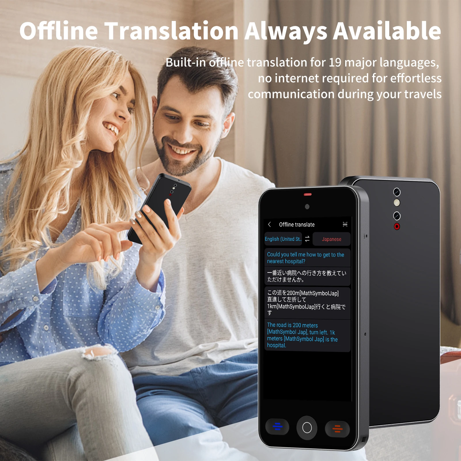 S10 Pro Portable Translator – 142 Languages, Offline Voice & Photo - Image 3