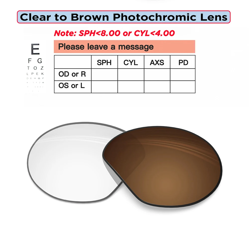 Custom Prescription Replacement Lenses for Oakley Meta HSTN OW8002 - Image 12