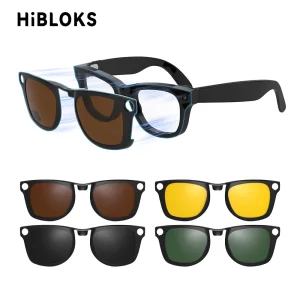 Hibloks Polarized Clip-On Lenses for Ray-Ban Meta Wayfarer Gen 2