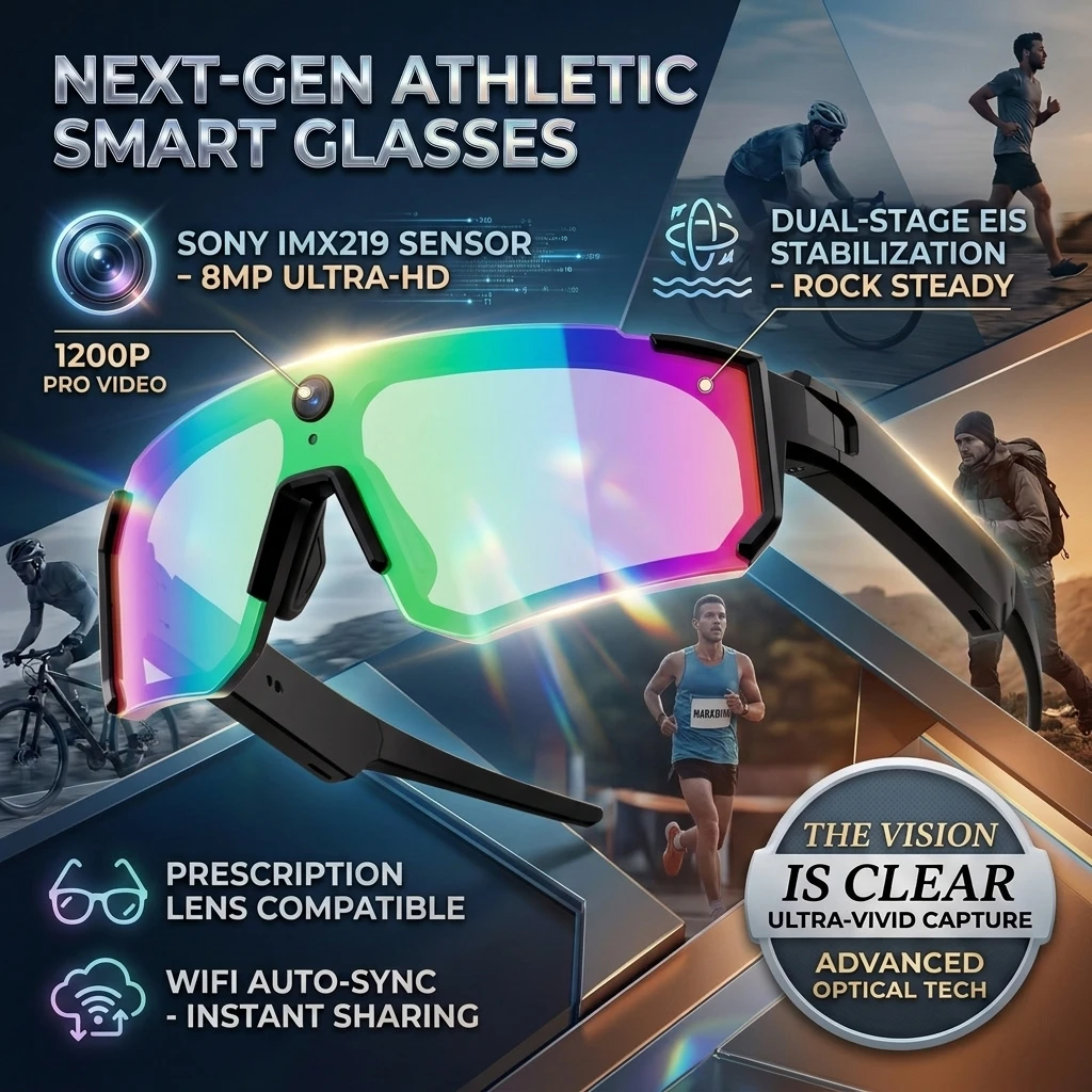 AIGLASSZ Vision V39 – ChatGPT AI Sport Sunglasses, 8MP Anti-Shake Camera, 32GB - Image 8