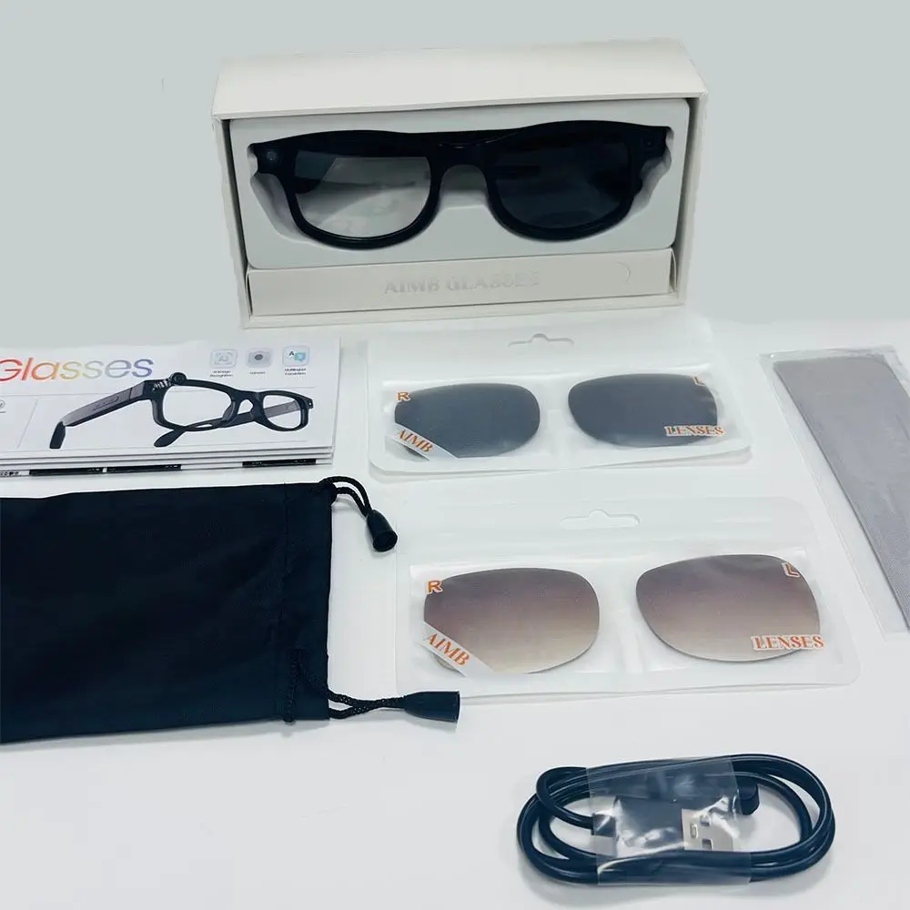 AIGLASSZ Vision V71 – 2-in-1 AI Smart Glasses, HD Video, Blue-Light Lenses - Image 2