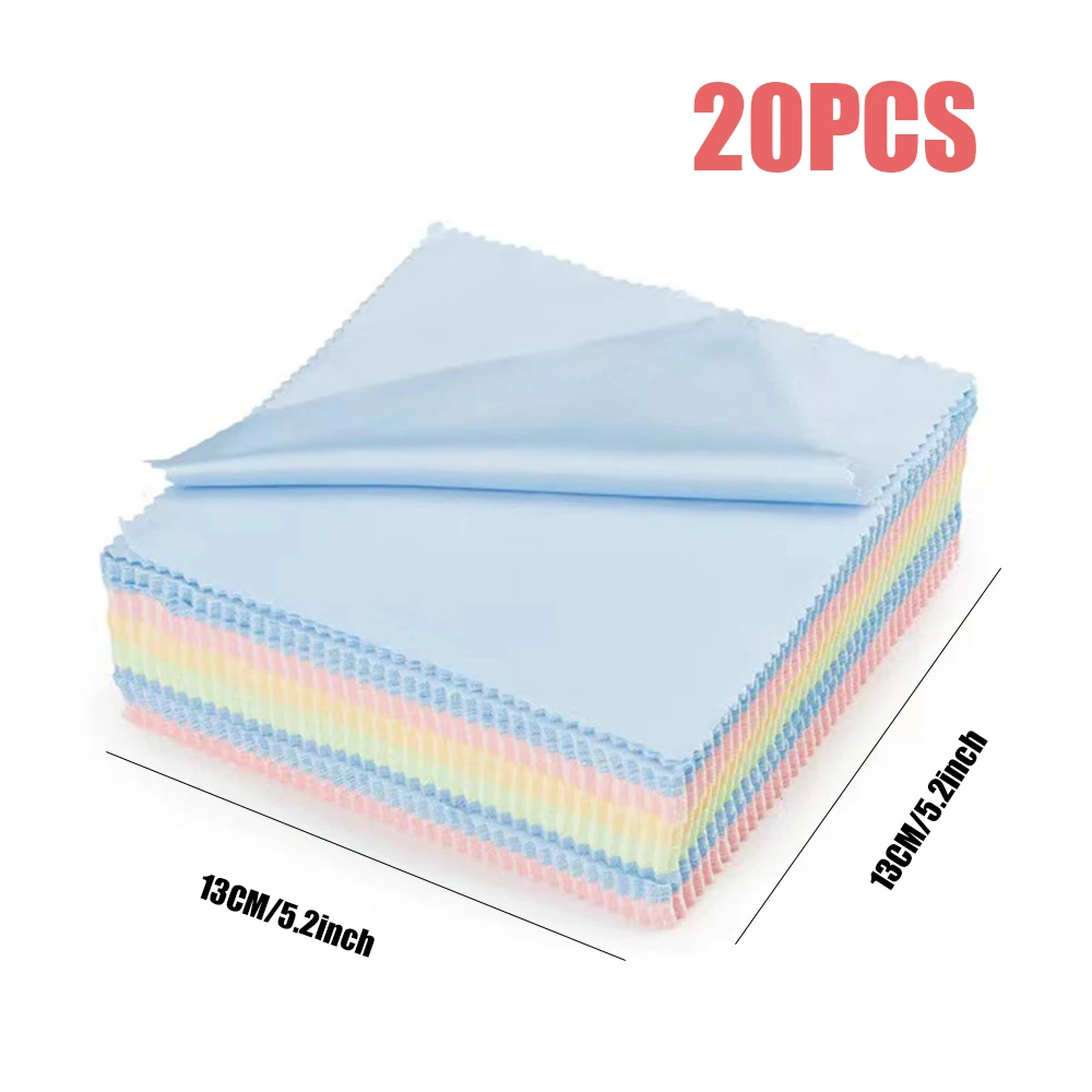 AIGLASSZ Care CA12 – Brushed Microfiber Eyeglass Cleaning Cloths 13×13 cm, 10/20/30 Pack - Image 9