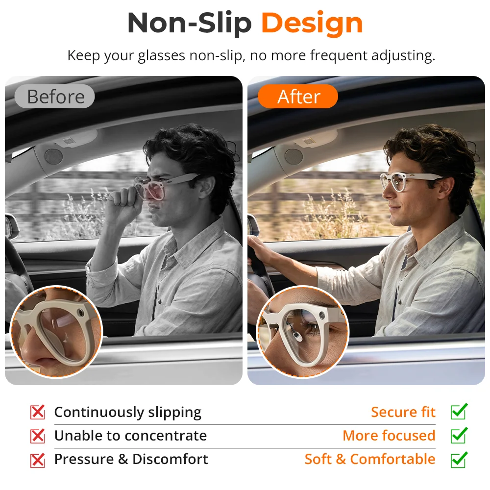 Hibloks Silicone Anti-Slip Nose Pads for Oakley Meta HSTN - Image 2