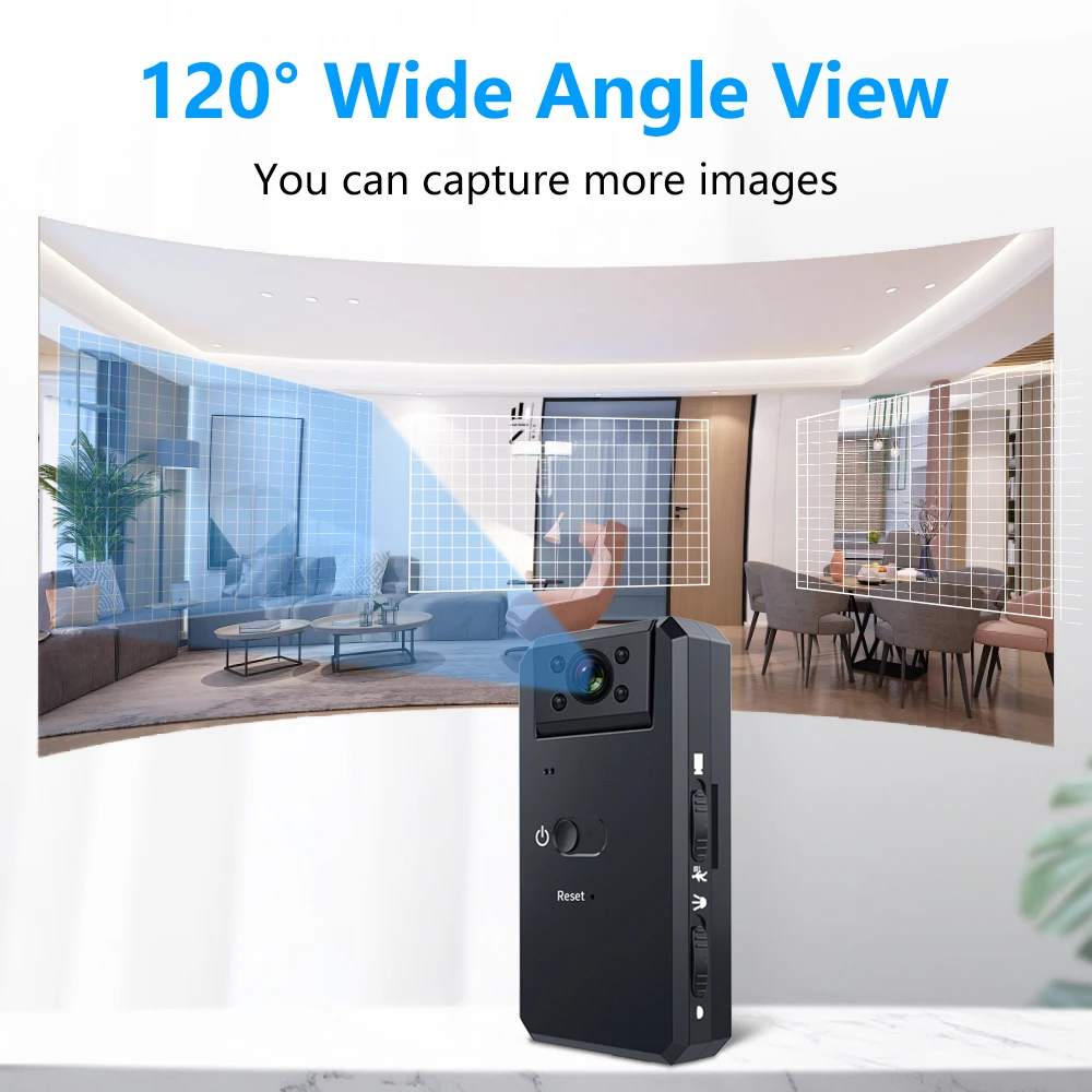 MD90-1 1080P Mini Body Camera – Night Vision Voice & Video Recorder - Image 4
