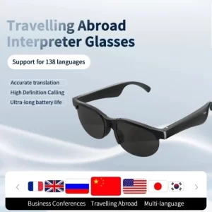 Lenovo AI Translation Audio Sunglasses – Conversation Recording & Calls