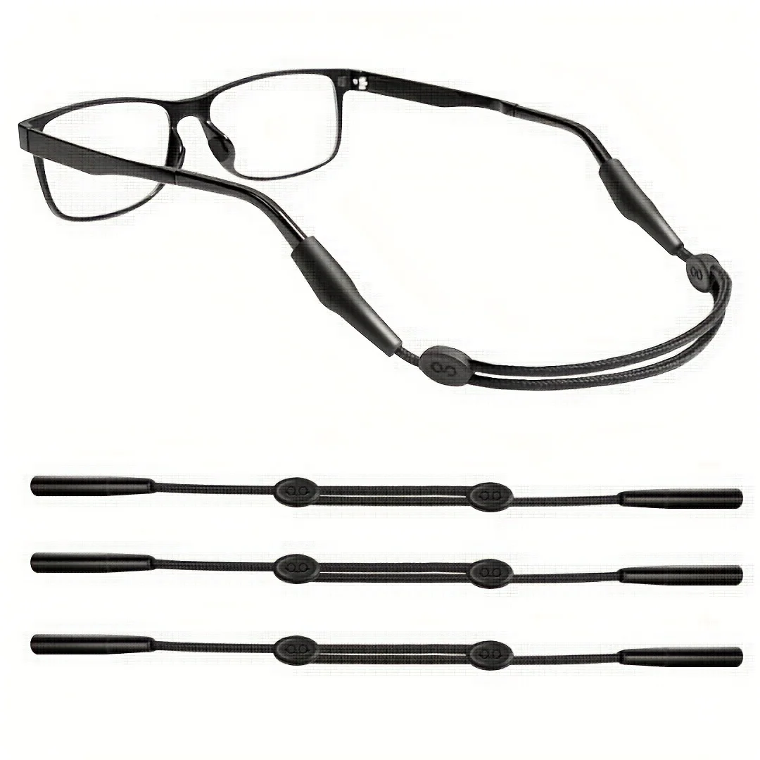 AIGLASSZ Strap ST04 – Adjustable Sports Glasses Straps, 3 Pack