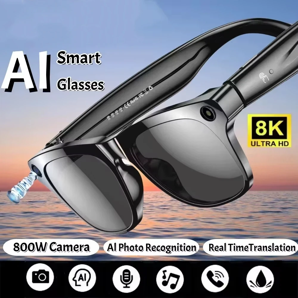 AIGLASSZ Vision V45 – Photochromic AI Camera Glasses, Calls & Translation - Image 2