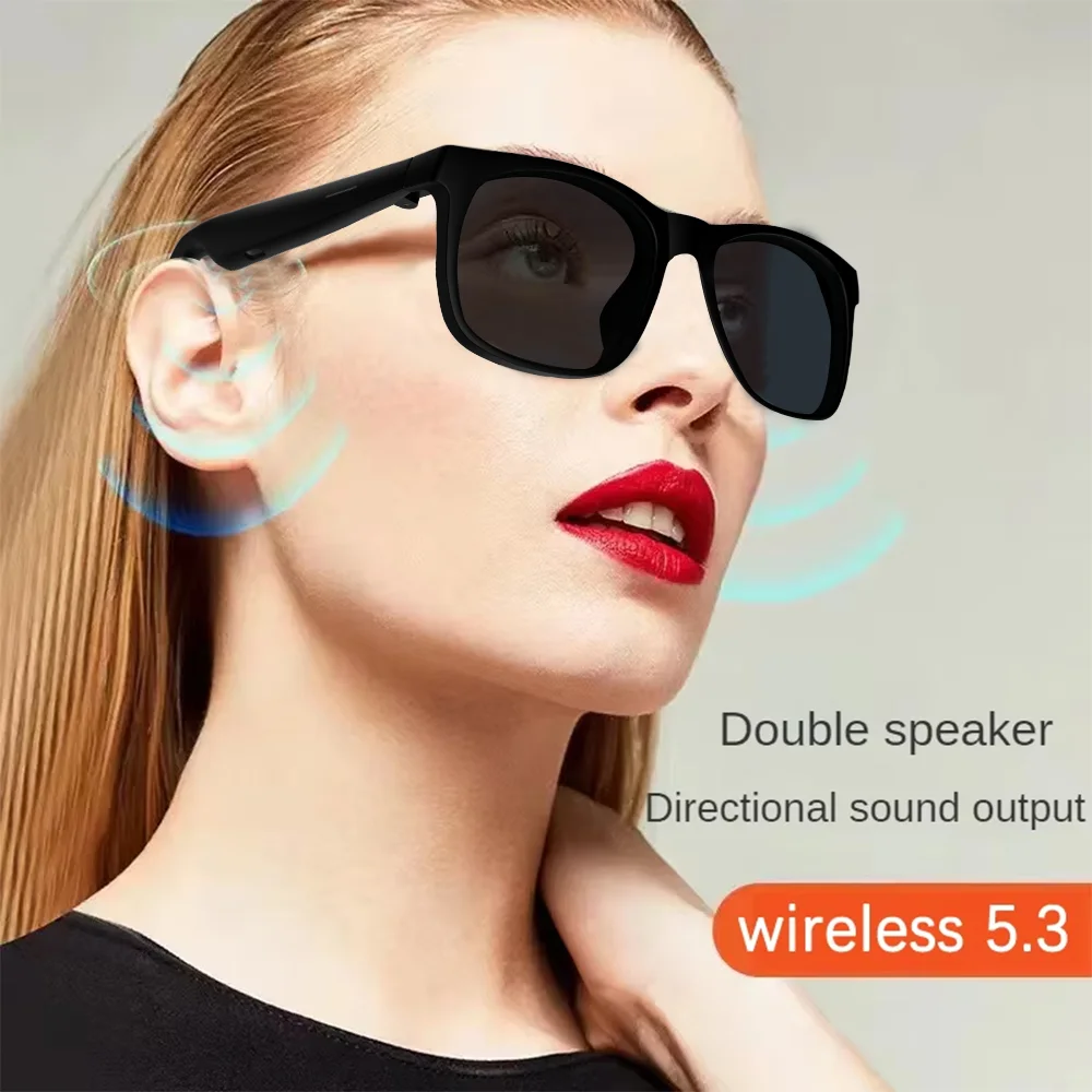 Laxasfit Bluetooth Audio Sunglasses – Polarized UV Lenses, Calls & Music - Image 4