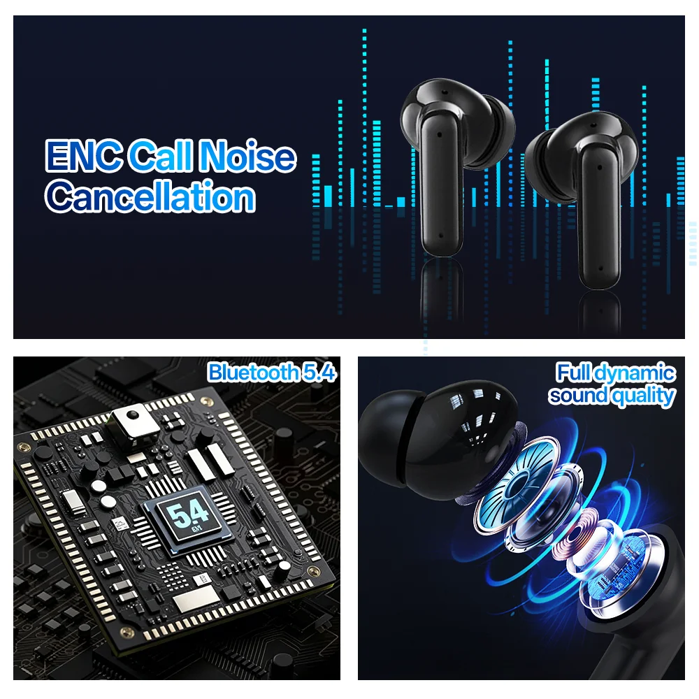 BY16 AI Translator Earbuds – 144 Languages, LCD Touch Screen - Image 6