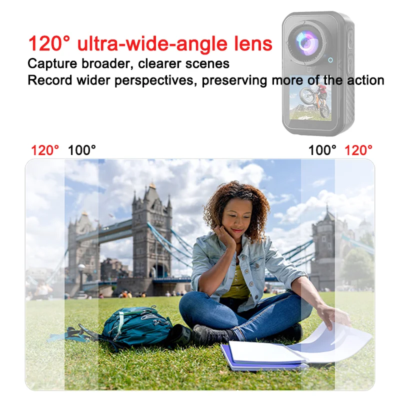 AIGLASSZ Trek TK12 – 4K Magnetic Action Camera, Stabilized Dual-Screen Body Cam - Image 4
