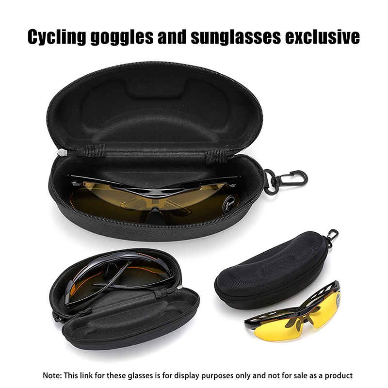 AIGLASSZ Case C01 – Portable EVA Hard Glasses Case with Carabiner Hook - Image 2