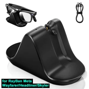 Mini Travel Charging Dock for Ray-Ban Meta Smart Glasses (USB-C)